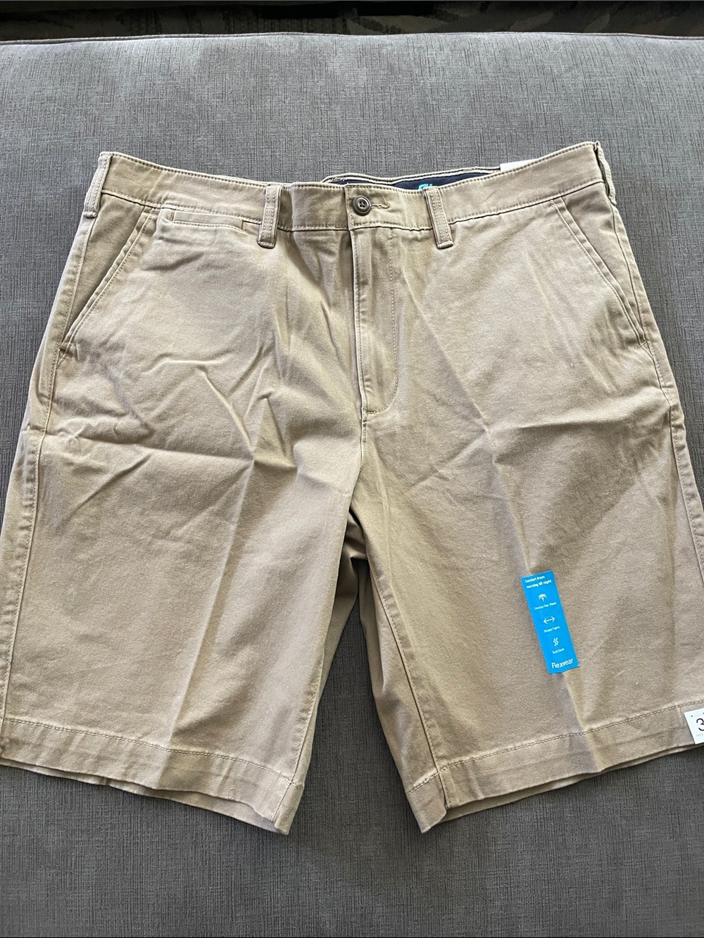 Sonoma Flexwear Khaki Chino Shorts Men's Size 38